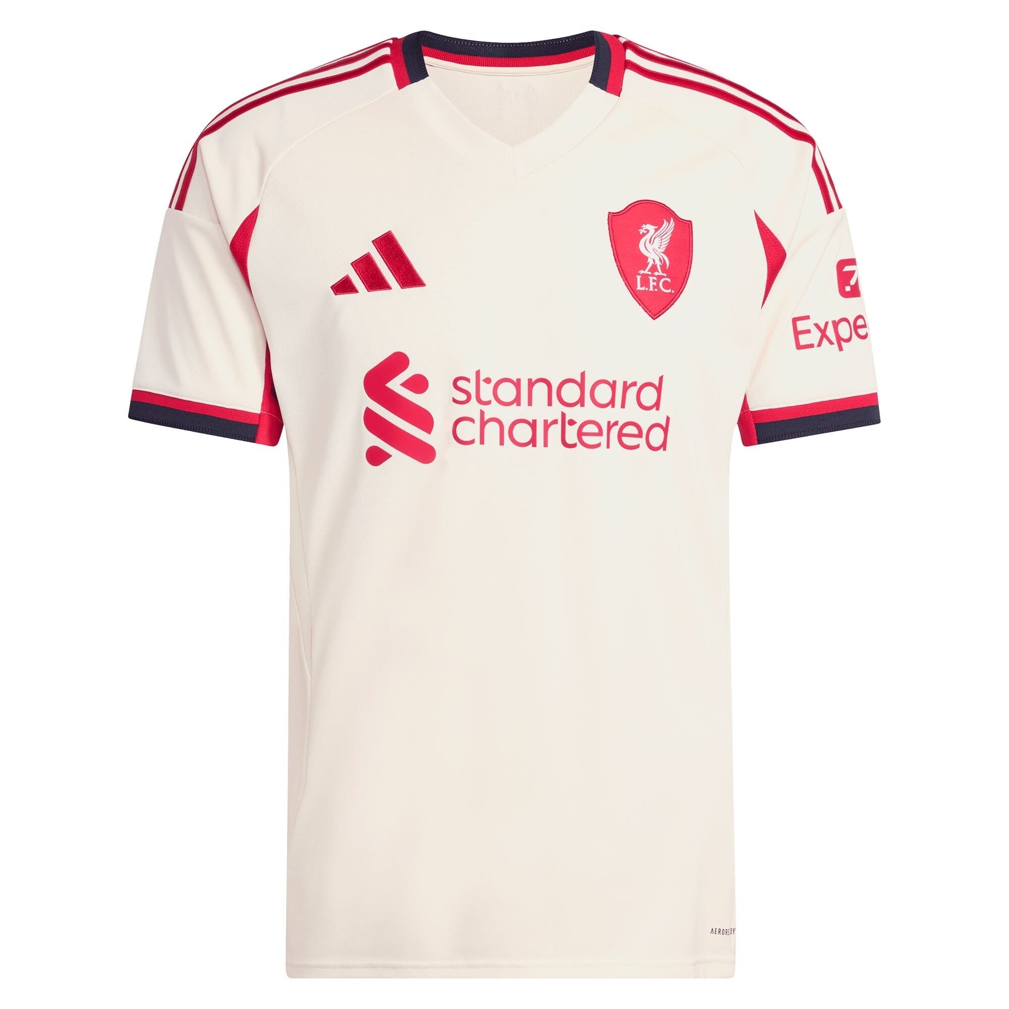 Virgil van Dijk Liverpool Selfika 2025/26 Away Player Jersey - White