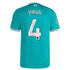 Virgil van Dijk Liverpool Selfika 2025/26 Third Player Jersey - Green