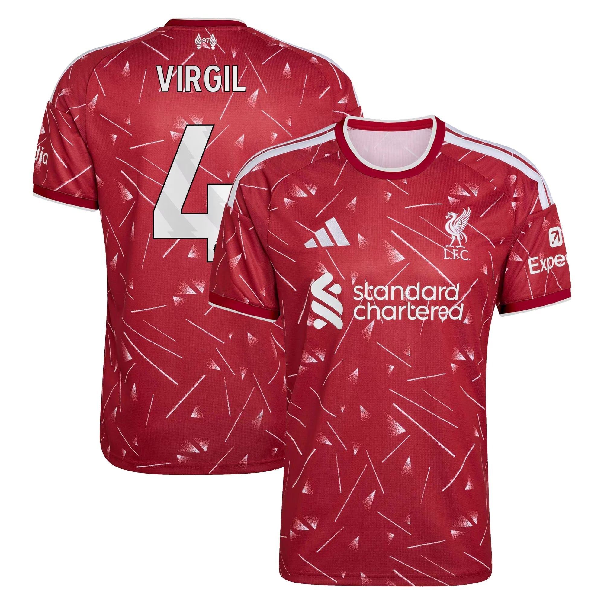 Virgil van Dijk Liverpool adidas 2026/27 Home Replica Jersey - Red