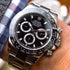 Watch Cosmograph Daytona Classic Silver Panda Black and White Dial 40mm Black - Nevada Shoe