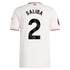 William Saliba Arsenal Selfika 2025/26 Third Player Jersey - White