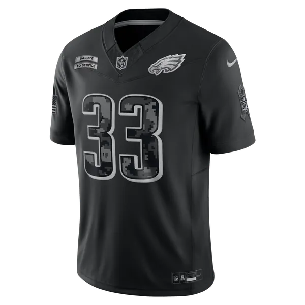 Cooper DeJean Philadelphia Eagles Nike 2026 Salute to Service Stitched Limited Jersey - Black