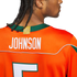 Andre Johnson Miami Hurricanes adidas Home It's Back Premier Jersey - Orange