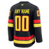 Selfika Fanatics Vancouver Canucks Alternate Premium Custom Jersey Black