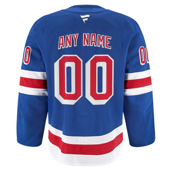 Selfika New York Rangers Fanatics Authentic Pro Custom Jersey