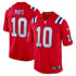 Nike Drake Maye New England Patriots Game Jersey Red