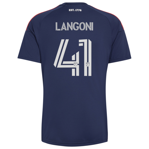 Adidas Luca Langoni New England Revolution 2026 Independence Day Replica Jersey Blue