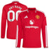 Adidas Manchester United 2026/27 Home Replica Long Sleeve Custom Jersey Red