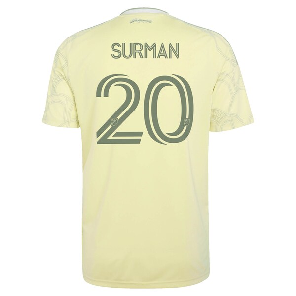 Adidas Finn Surman Portland Timbers 2026 Civic Stadium Kit Replica Jersey Yellow