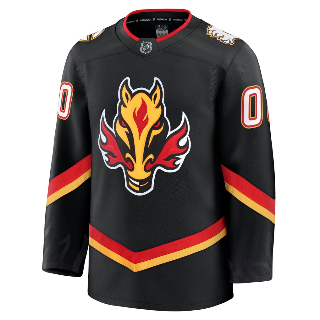 Selfika Calgary Flames Fanatics Alternate Premium Custom Jersey