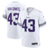 Nike Andrew Van Ginkel Minnesota Vikings Game Jersey Purple
