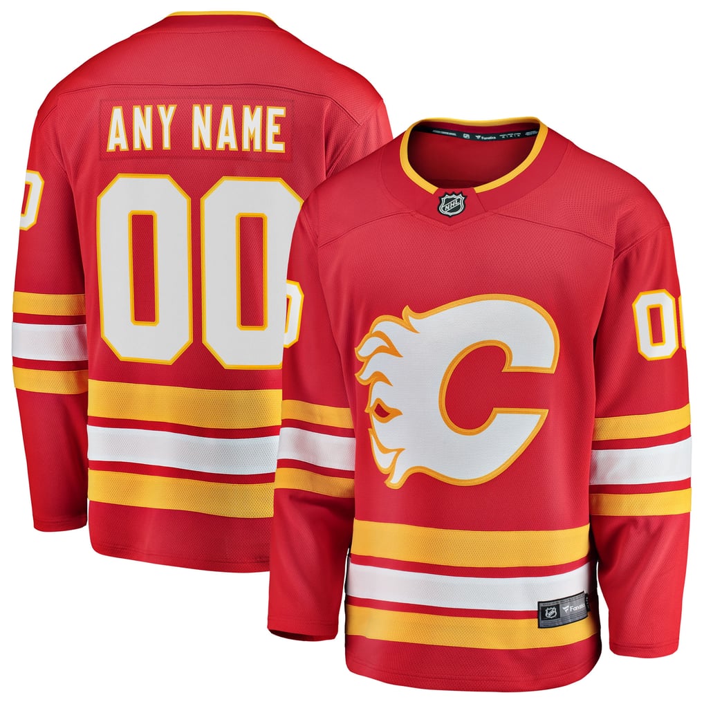 Selfika Fanatics Calgary Flames Breakaway Custom Jersey