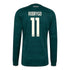 Rodrygo Real Madrid adidas 2026/27 Away Replica Long Sleeve Jersey - Green