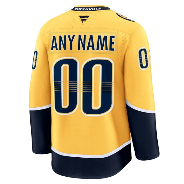 Selfika Nashville Predators Fanatics Home Premium Jersey - Gold
