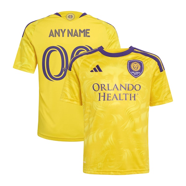 Adidas Orlando City SC Youth 2026 Sunken Treasure Kit Replica Custom Jersey Gold