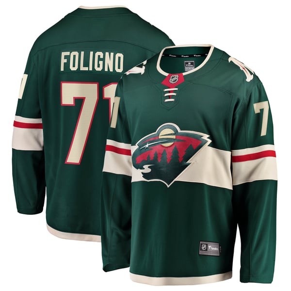 Selfika Nick Foligno Minnesota Wild Fanatics Home Jersey