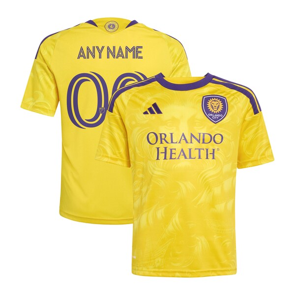 Adidas Orlando City SC Youth 2026 Sunken Treasure Kit Replica Custom Jersey Gold