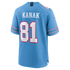 Jaren Kanak Tennessee Titans Nike Team Game Jersey - Light Blue