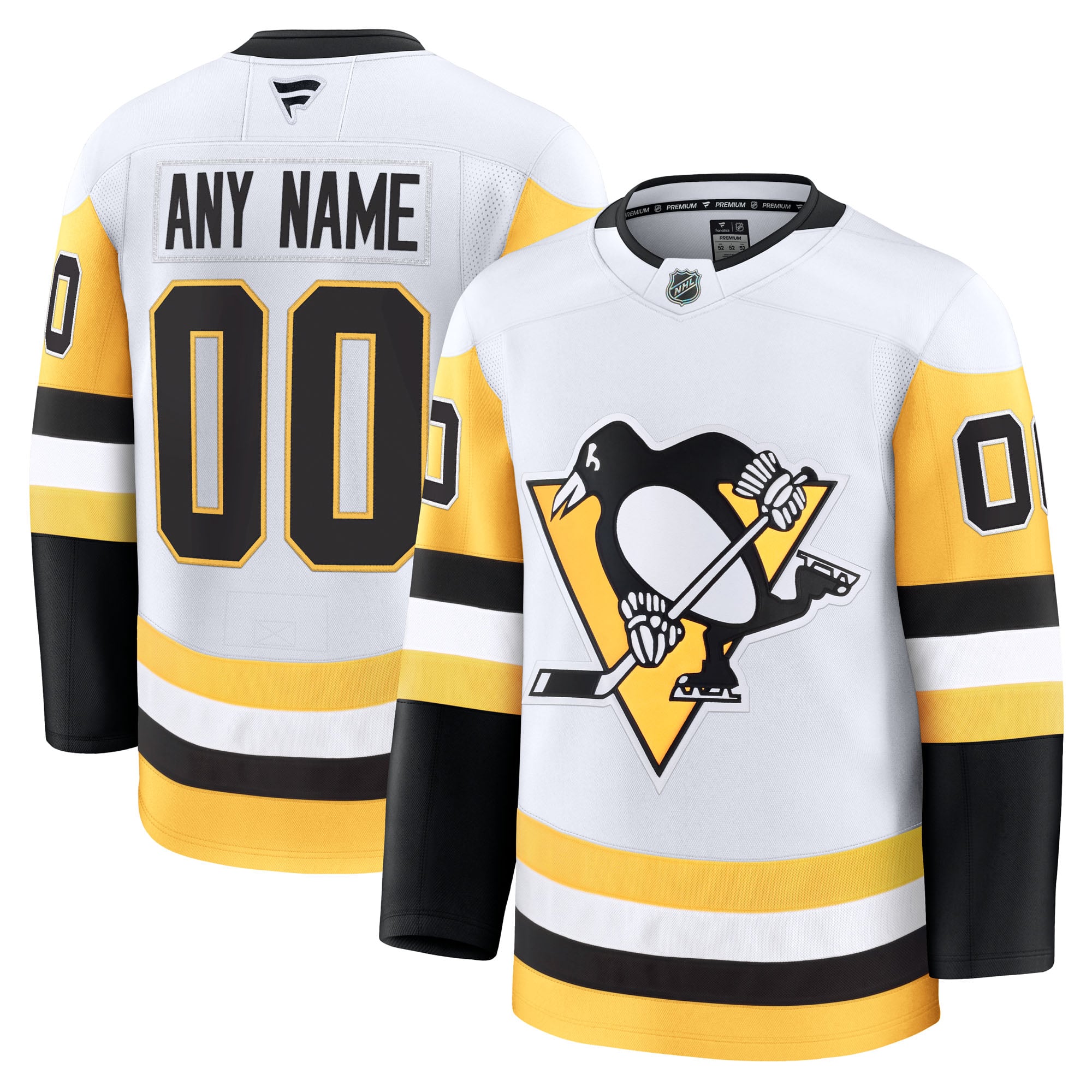 Selfika Fanatics Pittsburgh Penguins Away Premium Custom Jersey