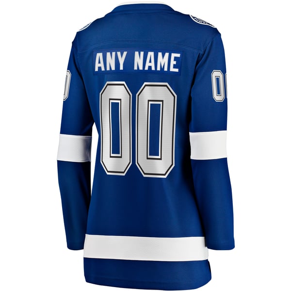 Selfika Fanatics Women's Tampa Bay Lightning Breakaway Custom Jersey
