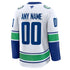 Selfika Vancouver Canucks Fanatics Away Premium Custom Jersey - White