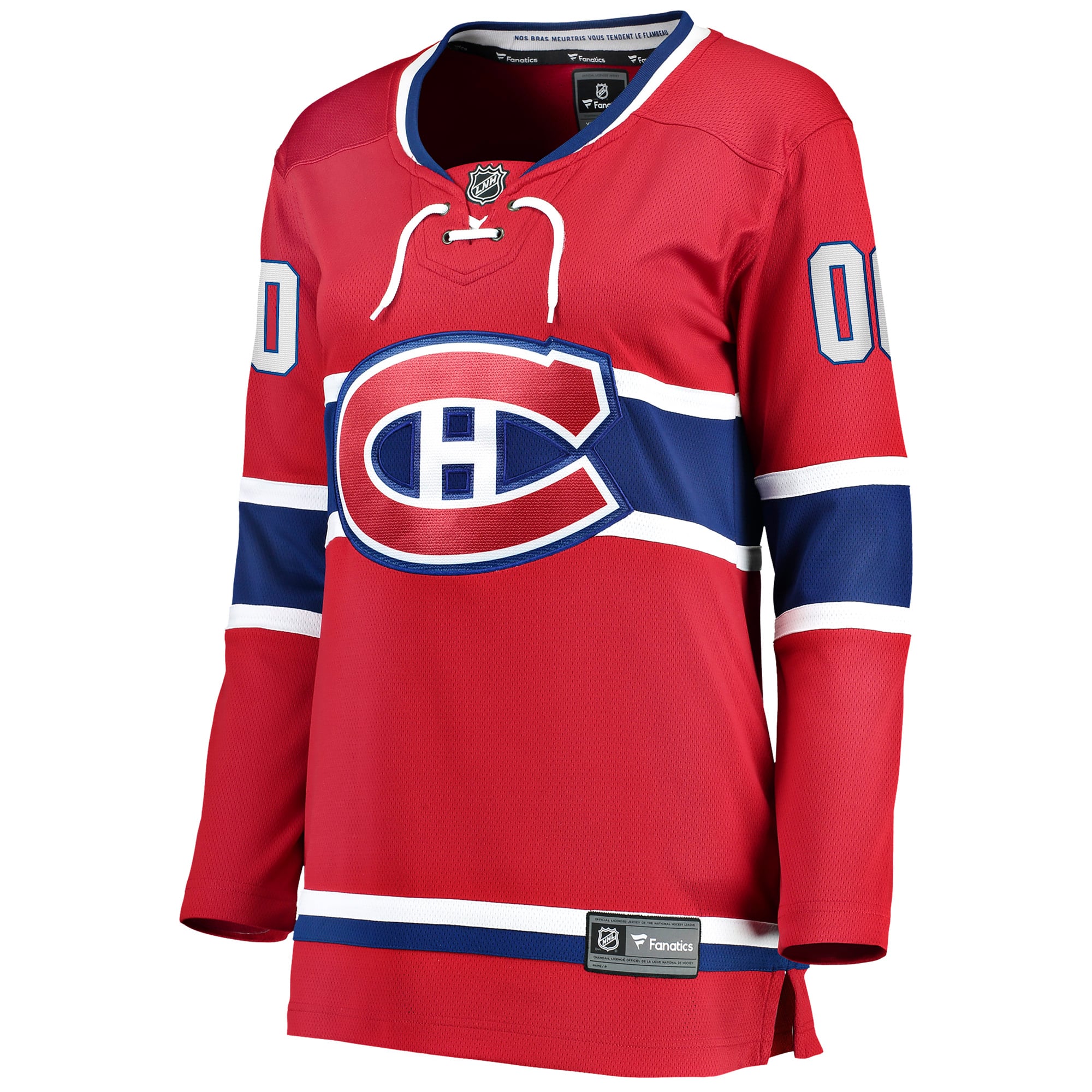 Selfika Fanatics Women's Montreal Canadiens Home Breakaway Custom Jersey - Red