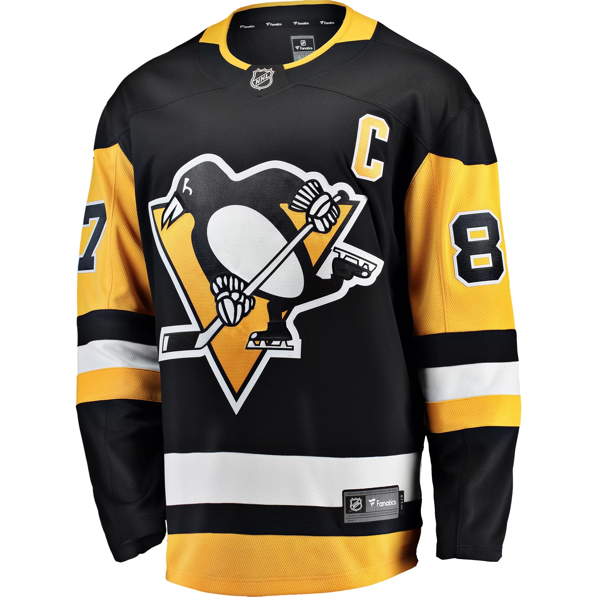 Selfika Sidney Crosby Pittsburgh Penguins Fanatics Captain Home Jersey