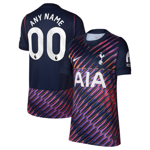 Nike Tottenham Hotspur 2026/27 Away Stadium Replica Custom Jersey Navy