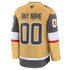 Selfika Vegas Golden Knights Fanatics Home Premium Jersey - Gold