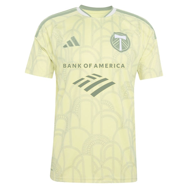Adidas David Da Costa Portland Timbers 2026 Civic Stadium Kit Replica Jersey Yellow