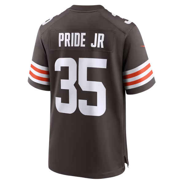Toriano Pride Jr. Cleveland Browns Nike Team Game Jersey - Brown