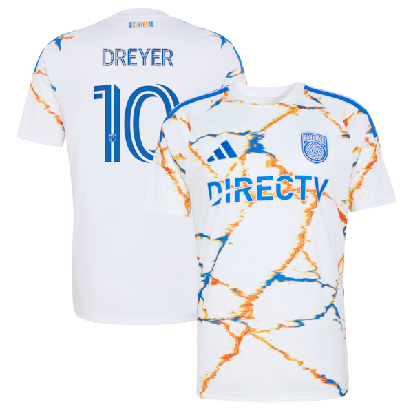 Adidas Anders Dreyer San Diego FC 2026 Unprecedented Unity Kit Replica Jersey White