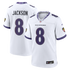 Nike Lamar Jackson Baltimore Ravens Game Jersey White