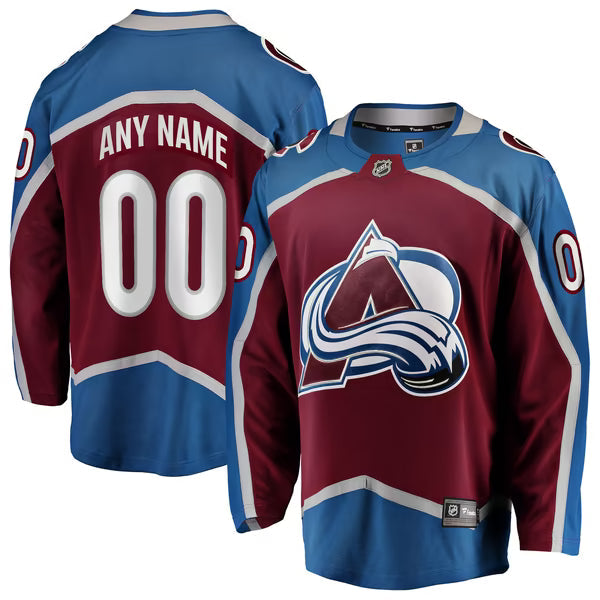 Selfika Colorado Avalanche Fanatics Home Breakaway Custom Jersey