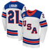 Selfika Dylan Larkin Nike US Hockey 2026 Away Replica Jersey - White
