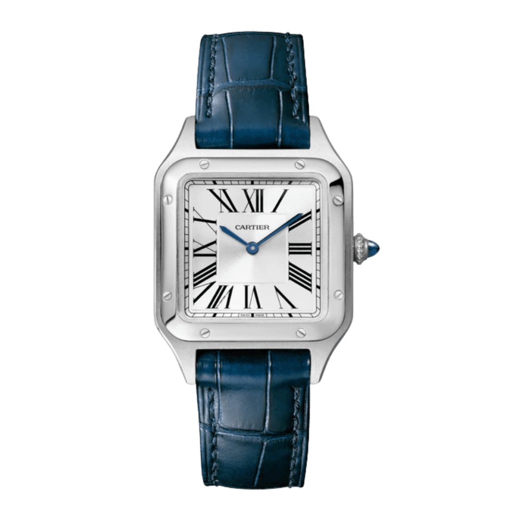 Selfika™ Santos-Dumont Small Model Watch 1.4 in Navy Blue