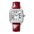 Selfika™ Santos-Dumont Small Model Bordeaux Leather Watch