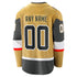Selfika Vegas Golden Knights Fanatics Home Breakaway Custom Jersey