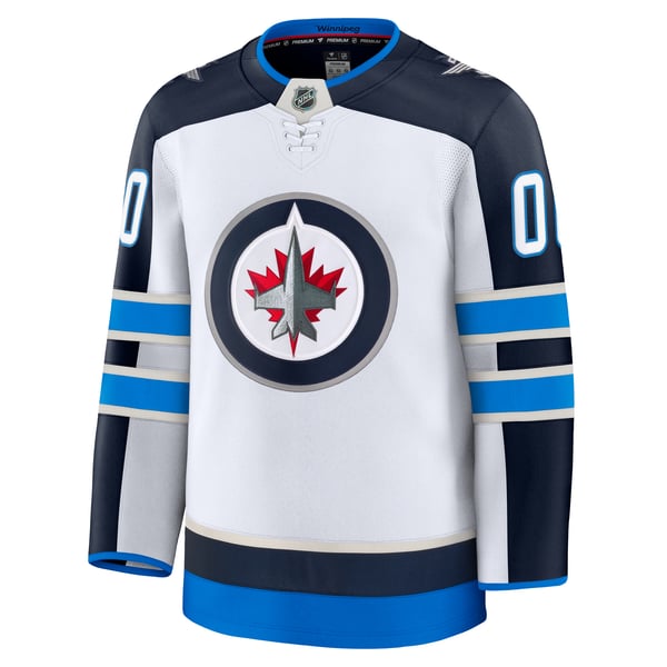Selfika Winnipeg Jets Fanatics Away Premium Custom Jersey White