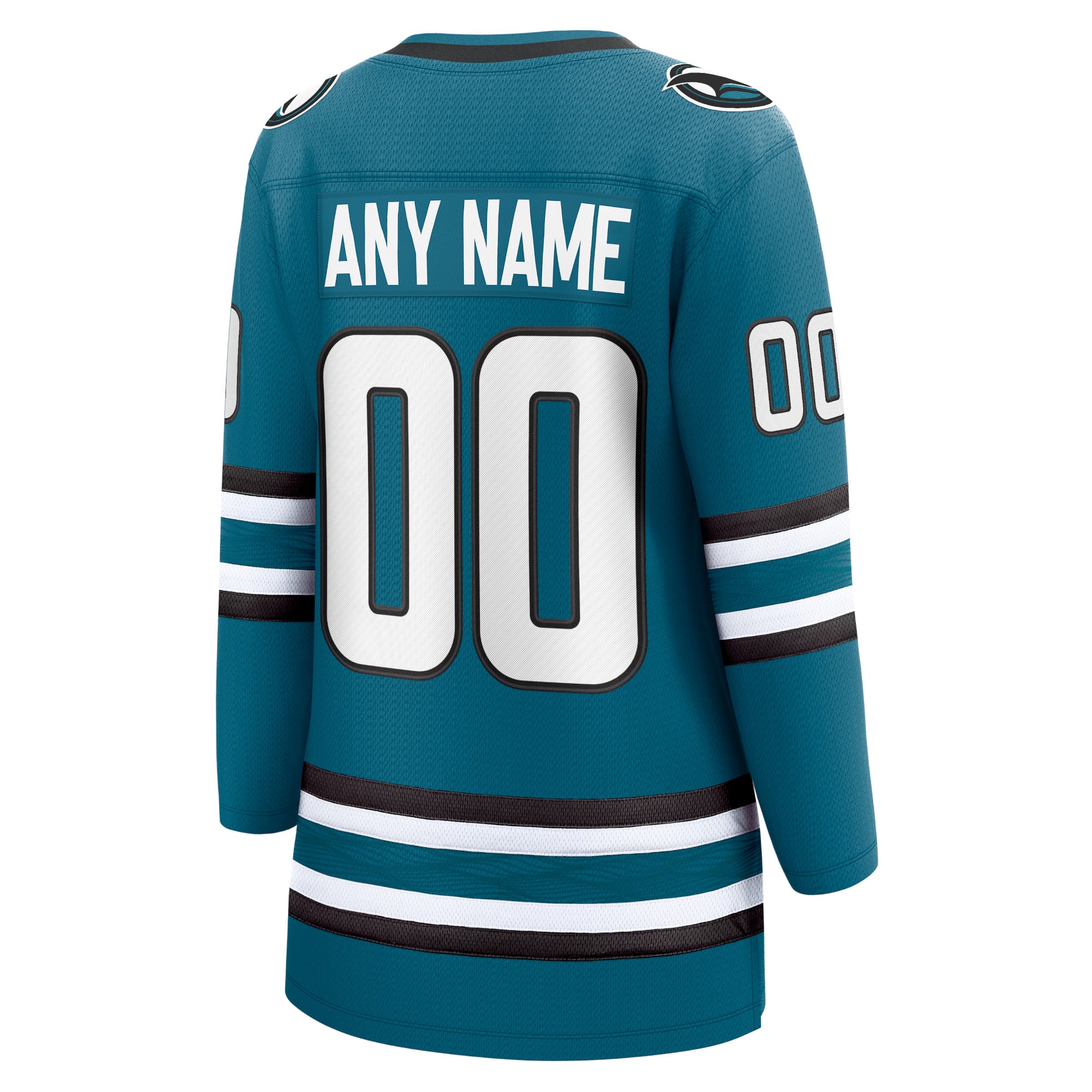 Selfika Fanatics Women's San Jose Sharks Teal Home Jersey