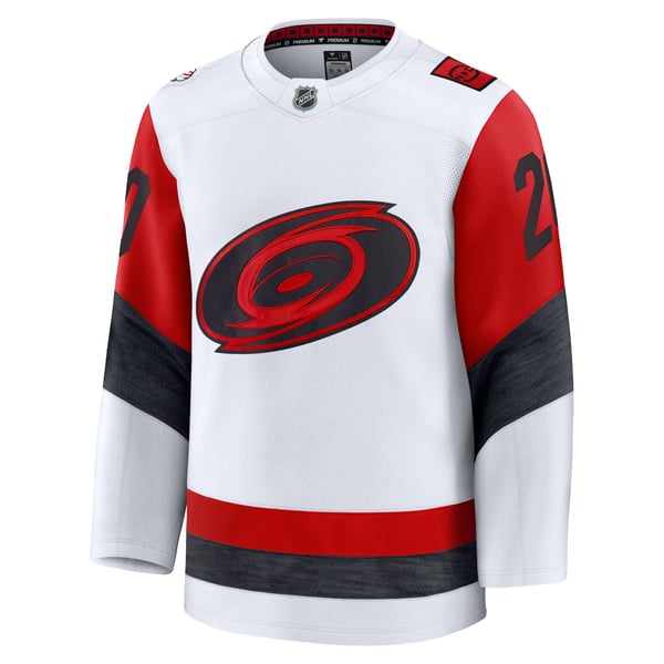 Selfika Sebastian Aho Carolina Hurricanes Fanatics Away Jersey White