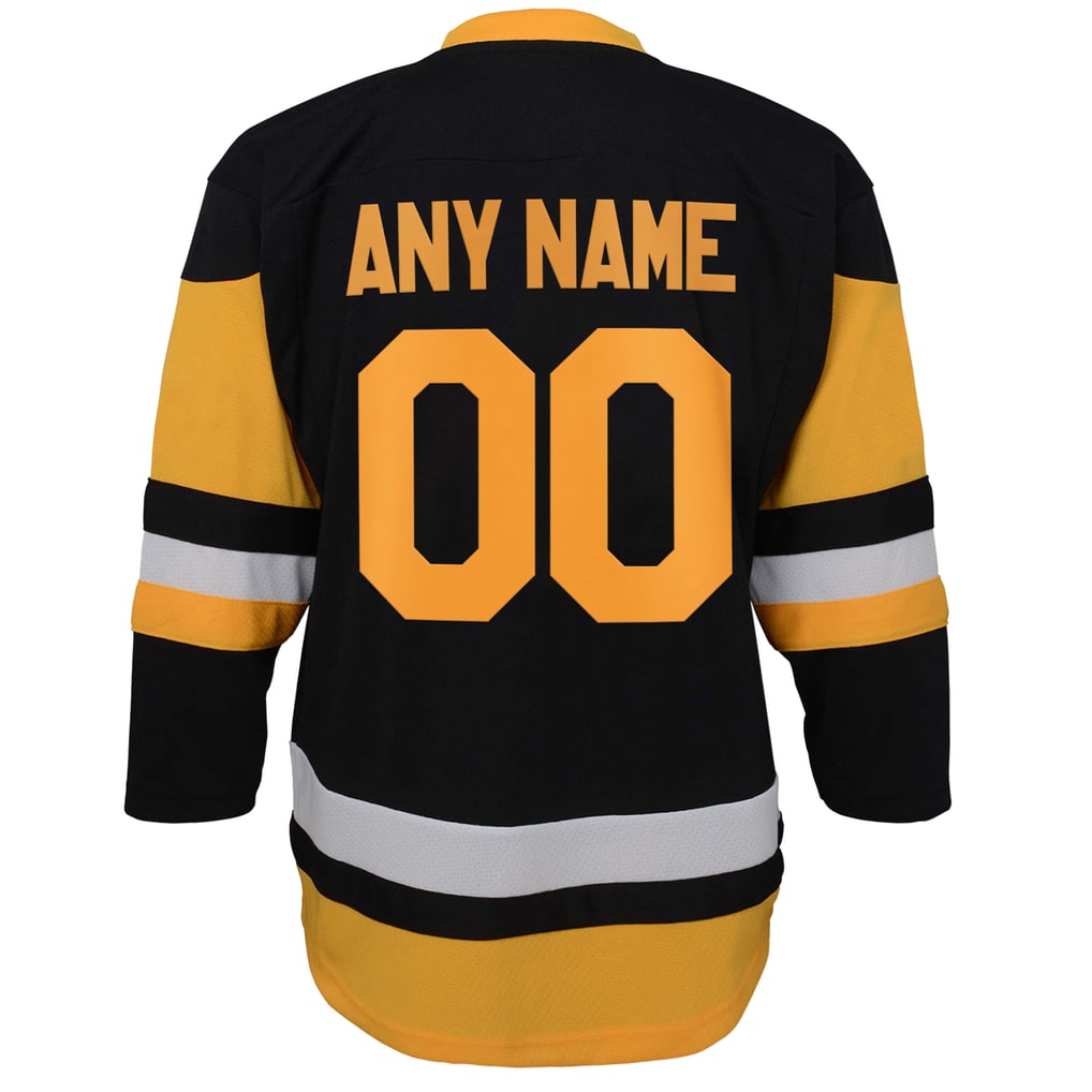 Selfika Outerstuff Kids' Pittsburgh Penguins Home Replica Custom Jersey