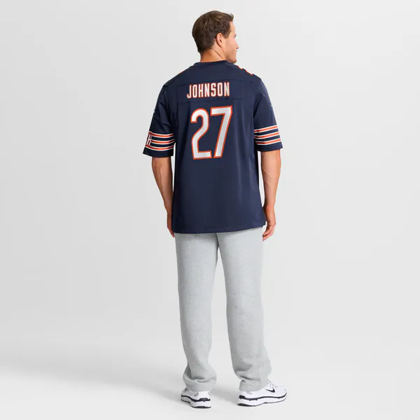 Anthony Johnson Chicago Bears Nike Team Game Jersey - Navy