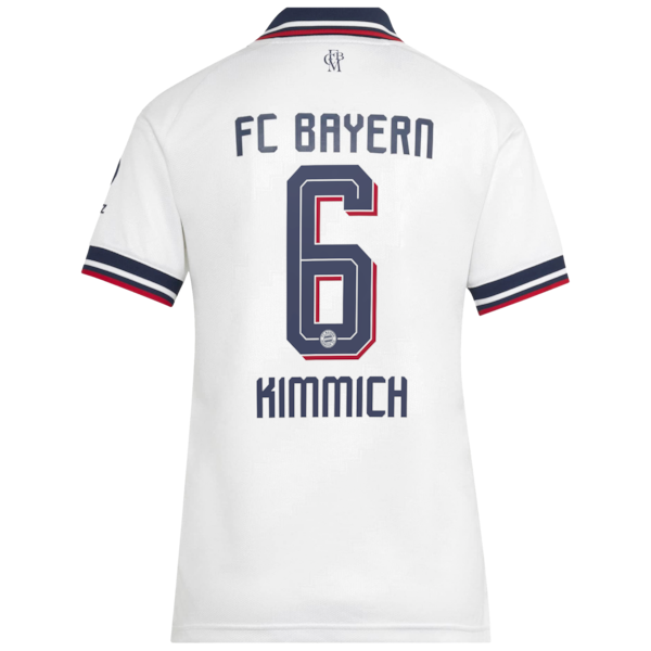 Joshua Kimmich Bayern Munich adidas Women's 2026/27 Away Replica Jersey - White