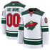 Selfika Fanatics Minnesota Wild Away Custom Jersey - White