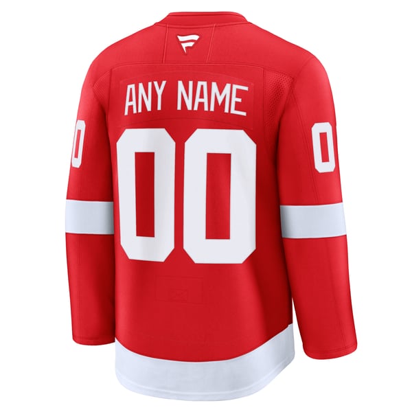 Selfika Detroit Red Wings Fanatics Home Premium Custom Jersey