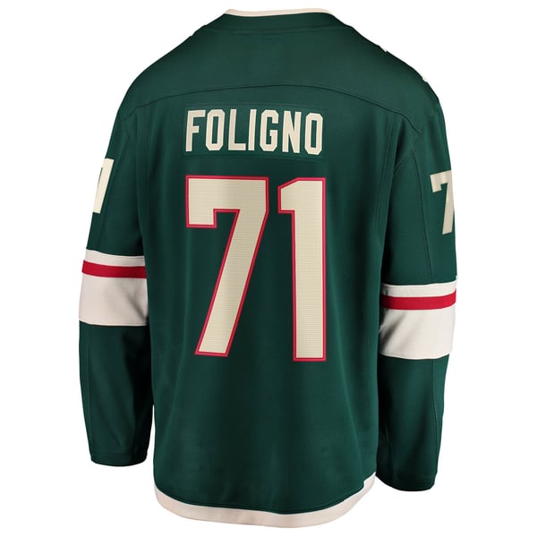 Selfika Nick Foligno Minnesota Wild Fanatics Home Jersey