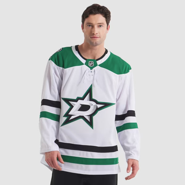 Selfika Dallas Stars Fanatics Away Premium Custom Jersey - White