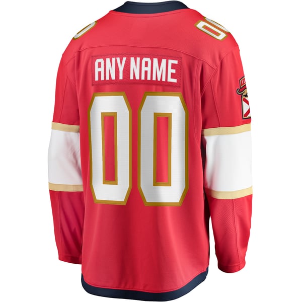Selfika Florida Panthers Fanatics Home Breakaway Custom Jersey