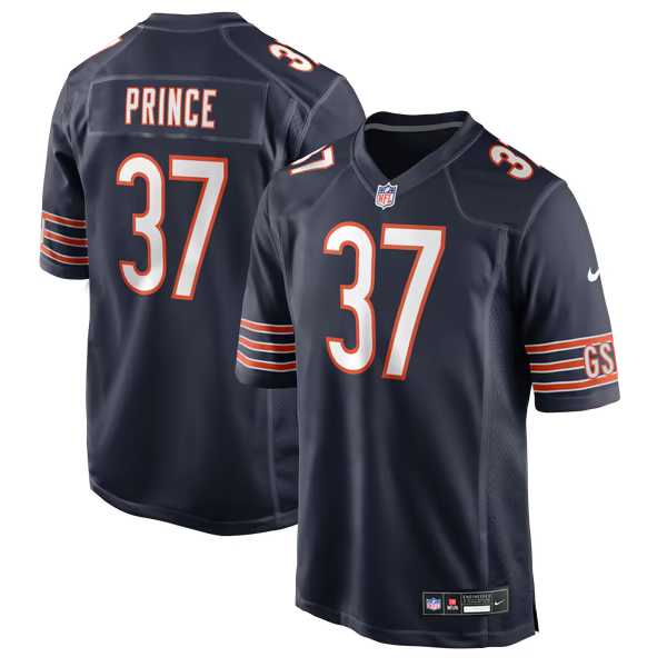 Deantre Prince Chicago Bears Nike Team Game Jersey - Navy